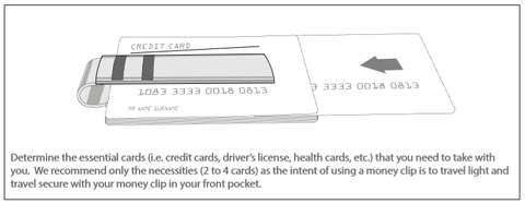 Giftware - Stainless Steel Money Clip, "The Locke" - Stylish Design, Compact, Stainless Steel