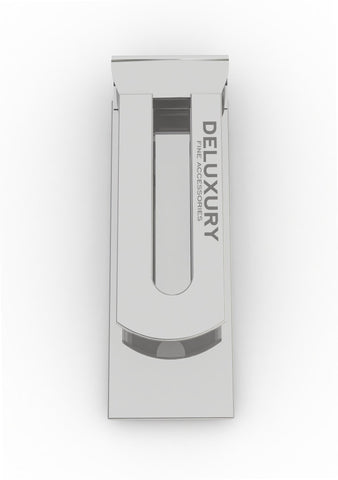 Giftware - Stainless Steel Money Clip, "The Locke" - Stylish Design, Compact, Stainless Steel