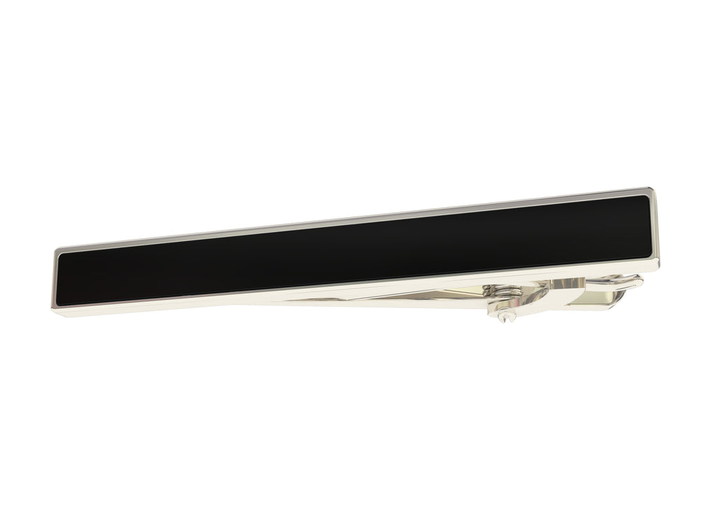 Professional - Black Tie Clip - Classic, Elegant & Goes With Any Tie