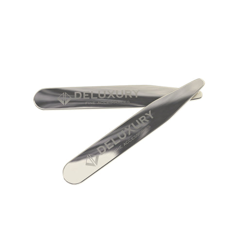Professional - Mother Of Pearl Cuff Link Set - Modern Design With Bonus Stainless Steel Collar Stays