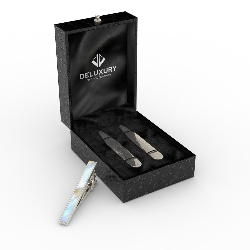 Professional - Mother-of-Pearl Tie Clip - Classic, Elegant & A Perfect Gift